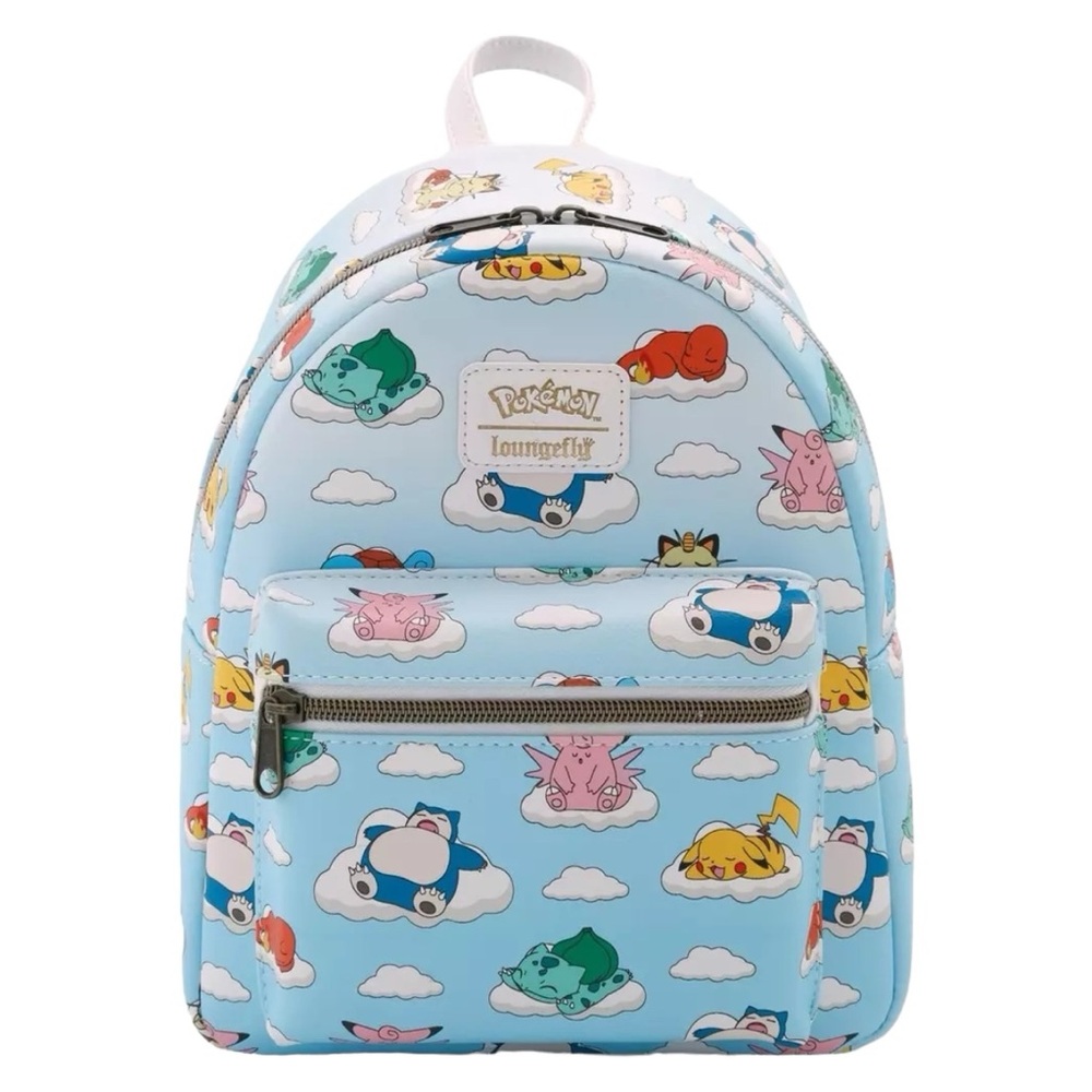 NEW Loungefly Pokemon Sleeping Characters Mini Backpack